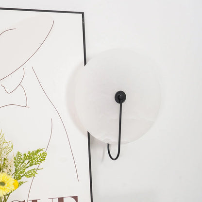 LumoDisc – Modern Alabaster LED Wall Lamp