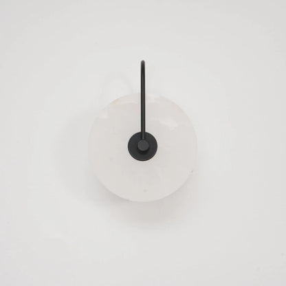 LumoDisc – Modern Alabaster LED Wall Lamp