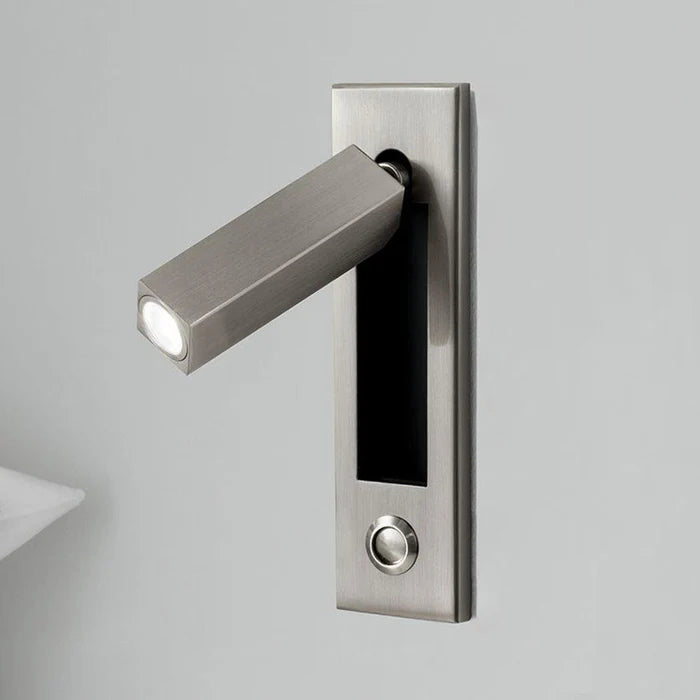 LumoNest – Modern Recessed LED Bedside Wall Lamp