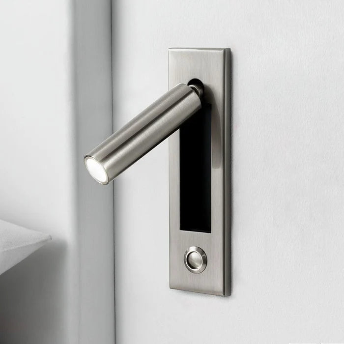 LumoNest – Modern Recessed LED Bedside Wall Lamp