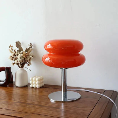 GlowMelt – Retro Bauhaus Glass Table Lamp