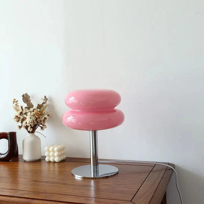 GlowMelt – Retro Bauhaus Glass Table Lamp