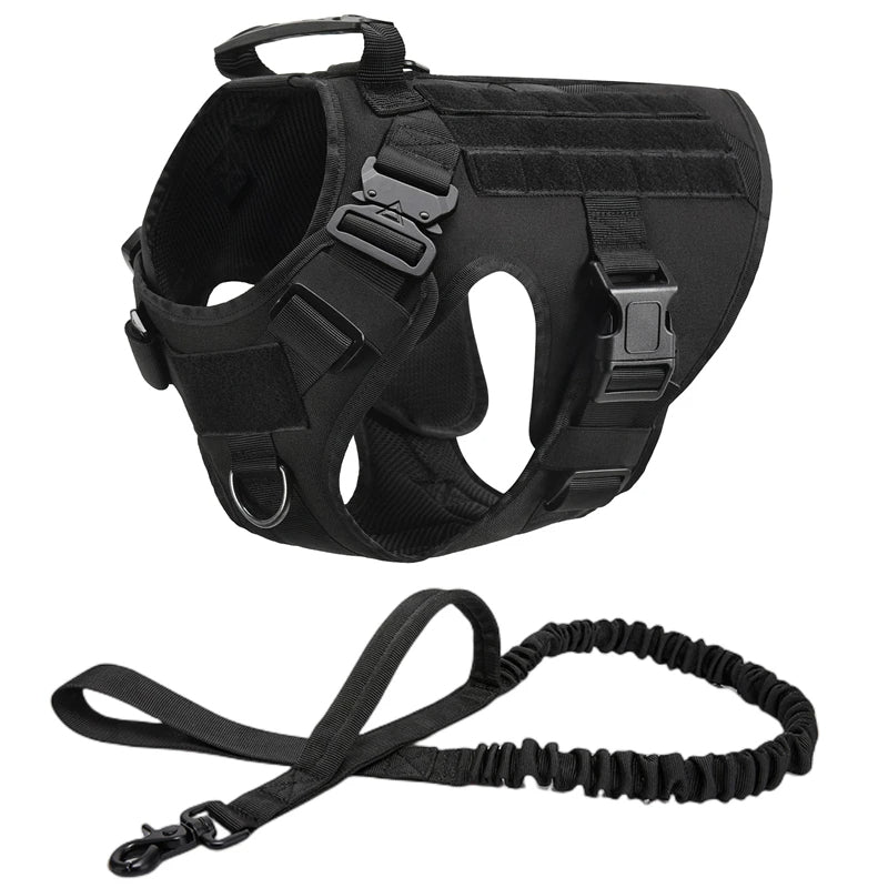 Bricegis™– Heavy-Duty Tactical Dog Harness with Handle