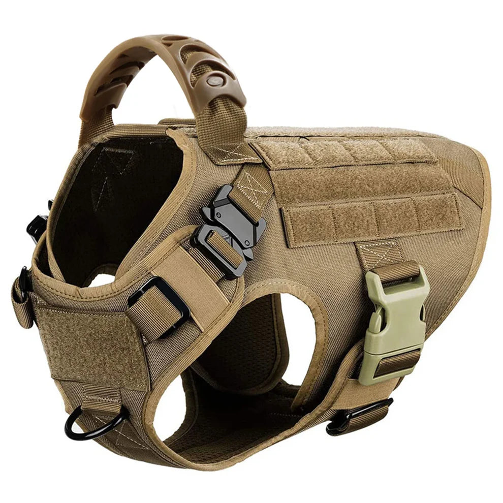 Bricegis™– Heavy-Duty Tactical Dog Harness with Handle