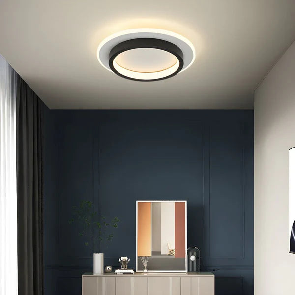 Lunara – Modern Round LED Flush Ceiling Light