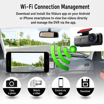 Bricodil – 4K GPS WiFi Car Dash Cam