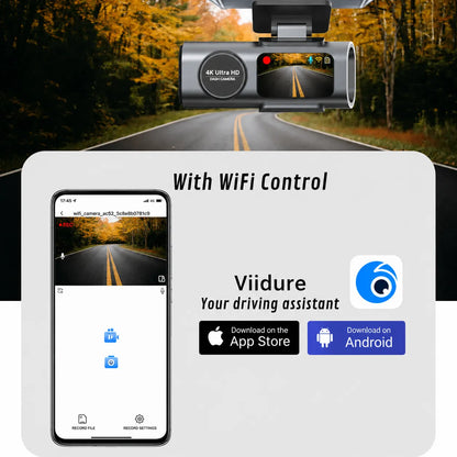 Bricodil – 4K GPS WiFi Car Dash Cam