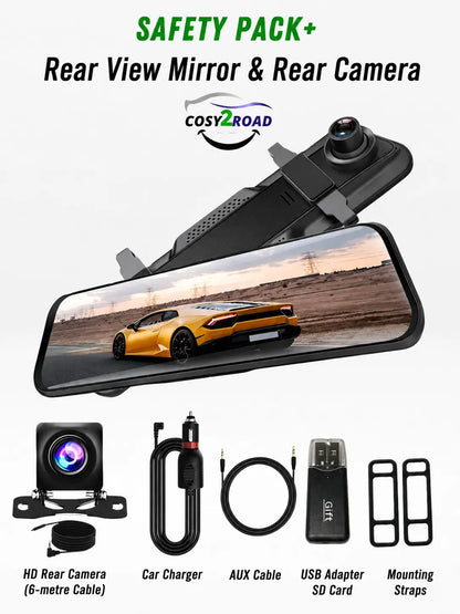 Bricodil – 4K CarPlay Touchscreen Mirror Dash Cam