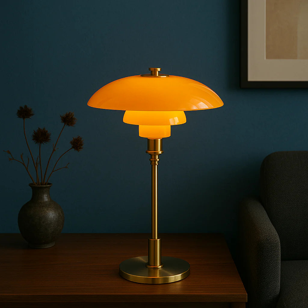 LumoSphere – Bauhaus Glass Table Lamp