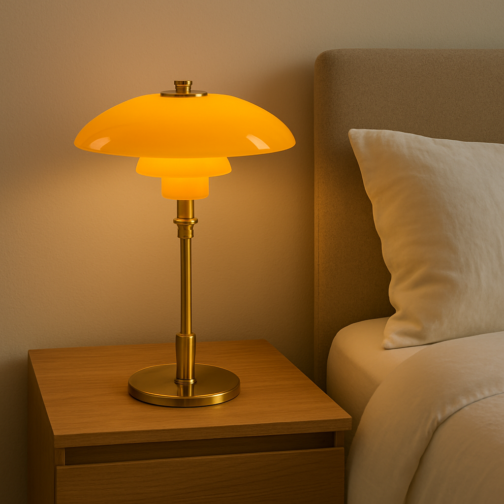 LumoSphere – Bauhaus Glass Table Lamp