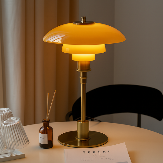 LumoSphere – Bauhaus Glass Table Lamp