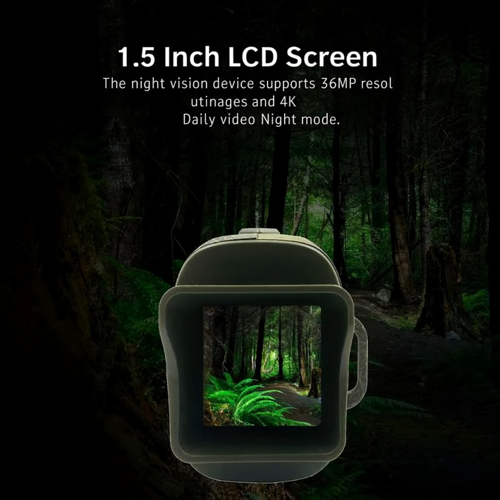 NightScope Pro – 4K Infrared Night Vision Monocular 5X Zoom