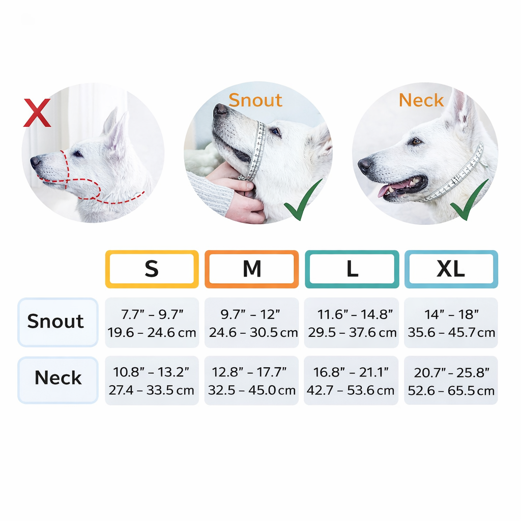 NexMuzzle – Adjustable Reflective Nylon Dog Muzzle