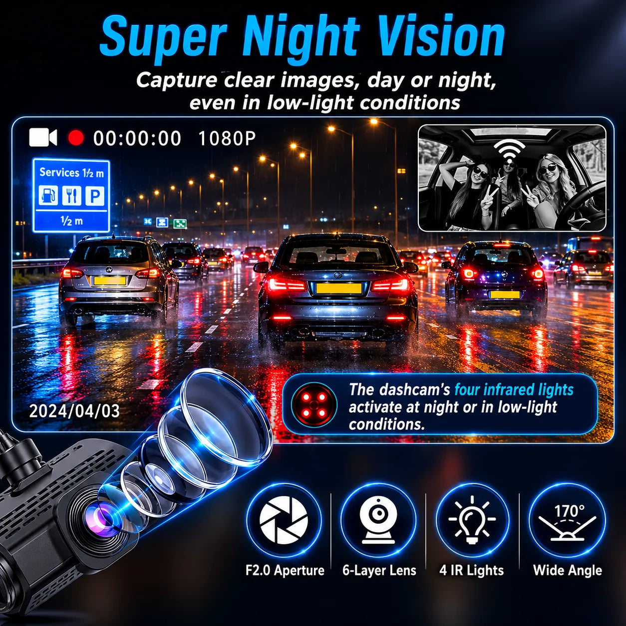Bricodil – 360° Car Dash Camera System