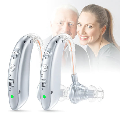 Rechargeable Hearing Aids with Noise Reduction & Long Battery - Bricodil BCD4731
