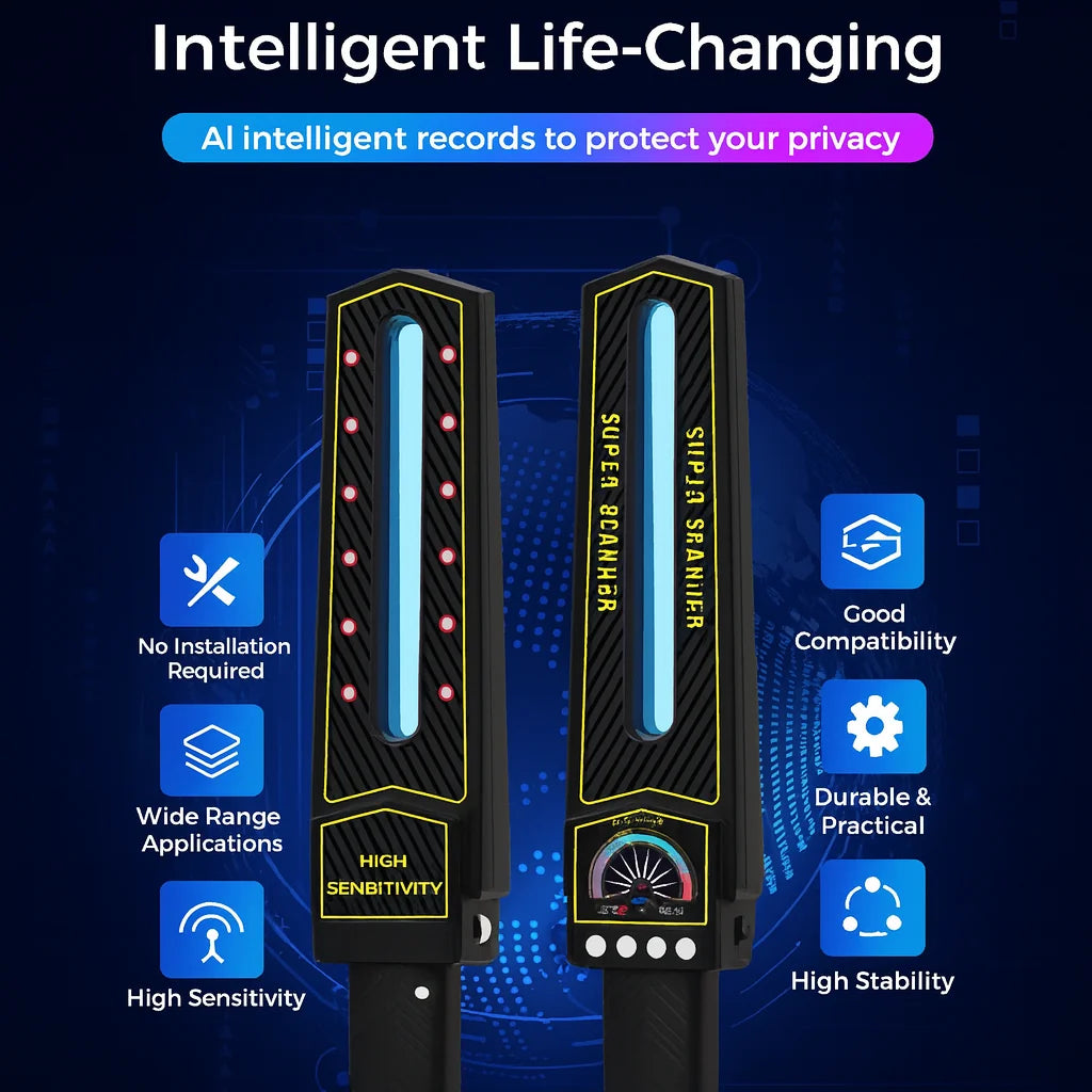 GPS Tracker Detector & Camera Detector for Everyday Privacy  – Bricodil BCD4725