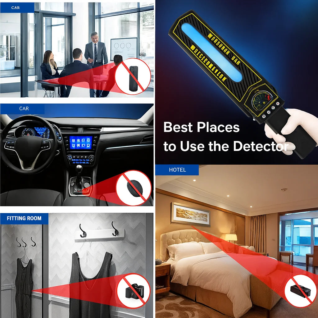 GPS Tracker Detector & Camera Detector for Everyday Privacy  – Bricodil BCD4725