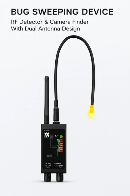 Professional Hidden Camera & GPS Bug Detector with AI Autoscan - Bricodil BCD5842