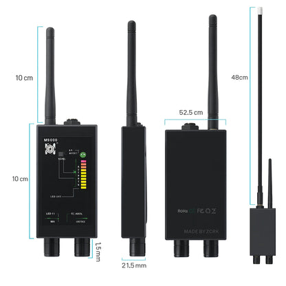 Professional Hidden Camera & GPS Bug Detector with AI Autoscan - Bricodil BCD5842