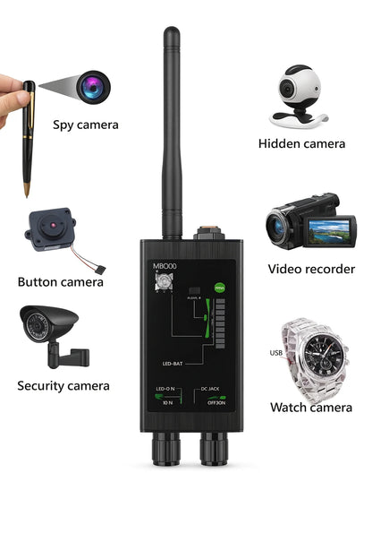 Professional Hidden Camera & GPS Bug Detector with AI Autoscan - Bricodil BCD5842