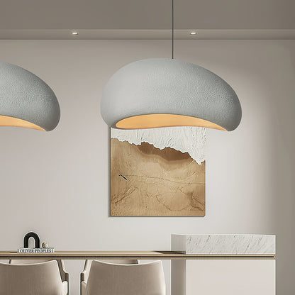 Lunara – Modern Sculptural Cloud Pendant Lamp in Resin