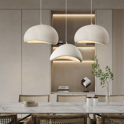 Lunara – Modern Sculptural Cloud Pendant Lamp in Resin