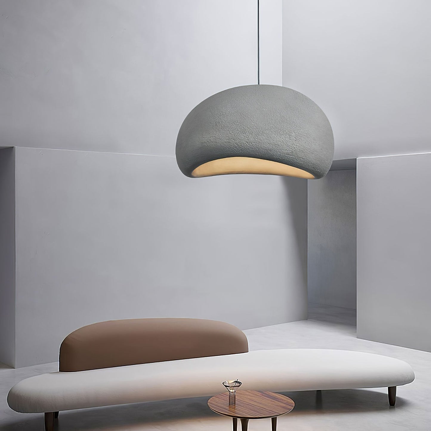 Lunara – Modern Sculptural Cloud Pendant Lamp in Resin