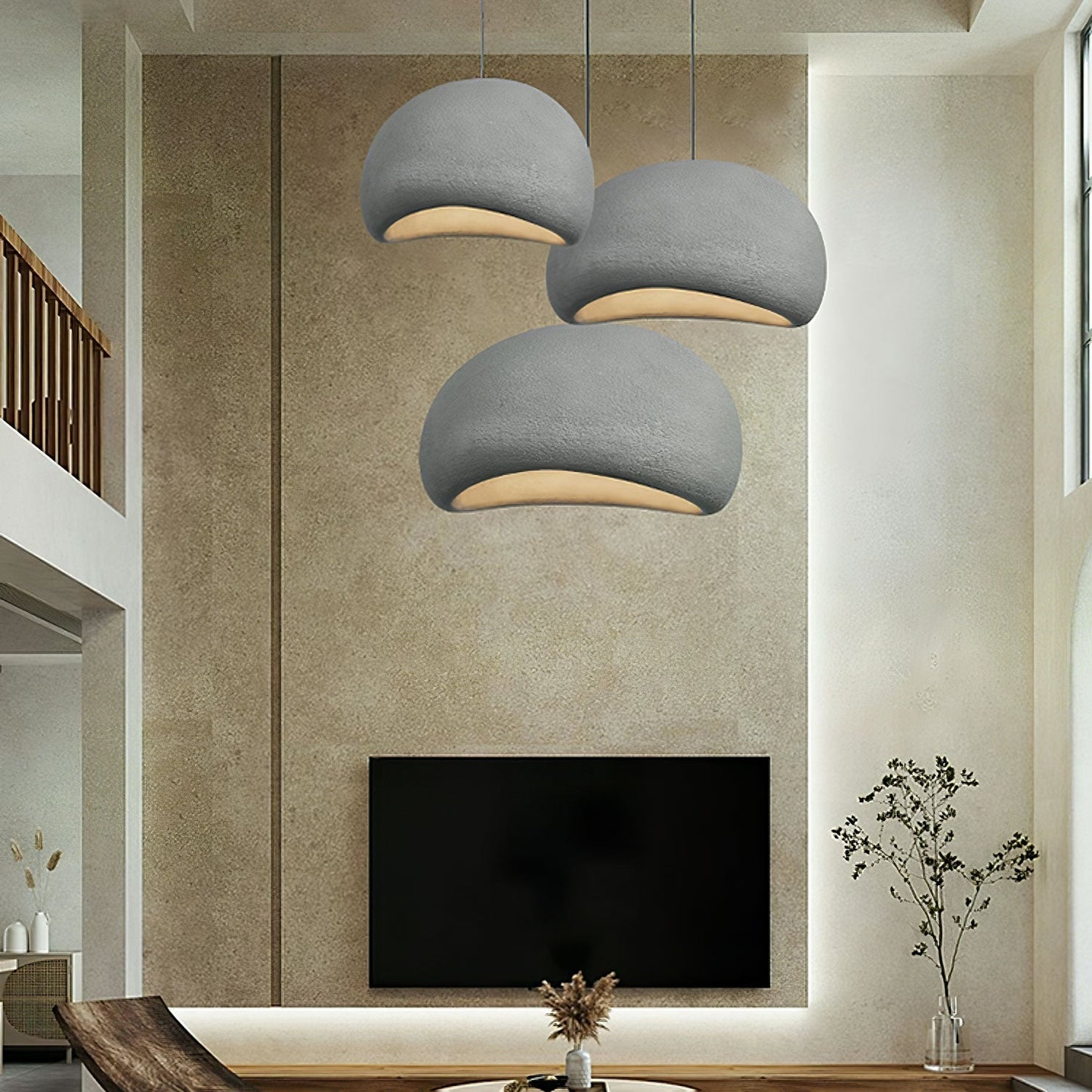 Lunara – Modern Sculptural Cloud Pendant Lamp in Resin