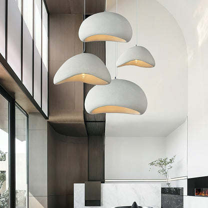Lunara – Modern Sculptural Cloud Pendant Lamp in Resin