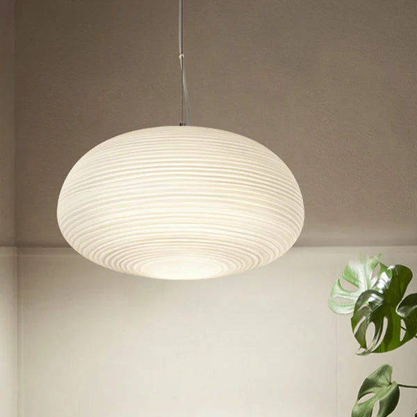 RippleLux – Modern Ripple Glass Pendant Light