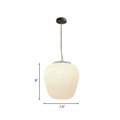 RippleLux – Modern Ripple Glass Pendant Light