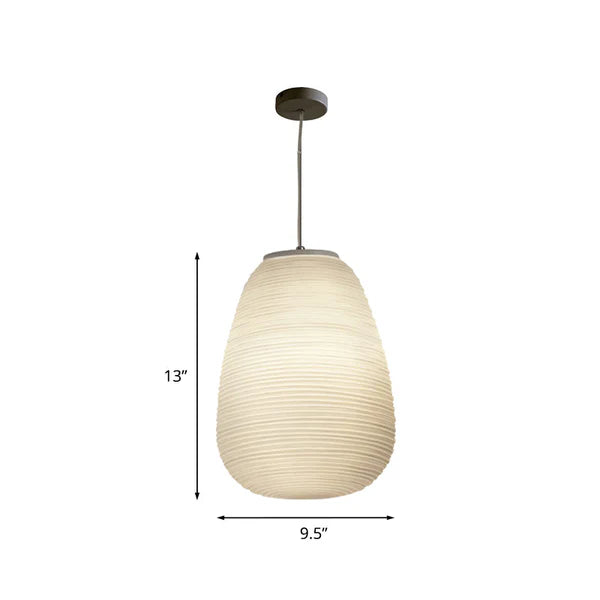 RippleLux – Modern Ripple Glass Pendant Light