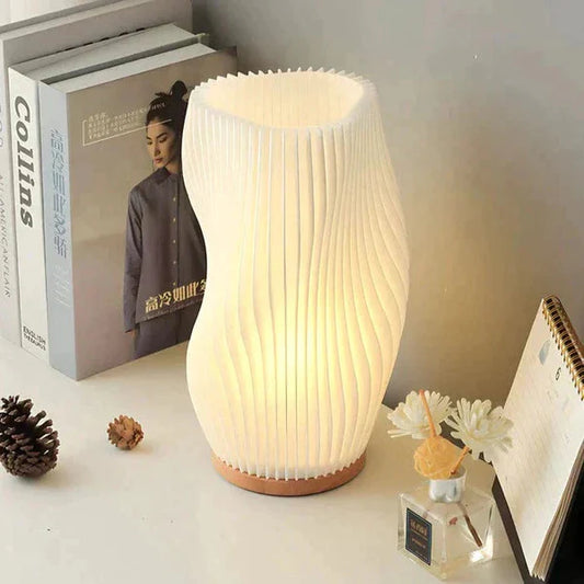 Wavea – Modern Dimmable USB Table Lamp with Wave Design