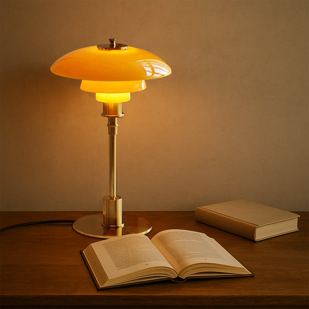 LumoSphere – Bauhaus Glass Table Lamp