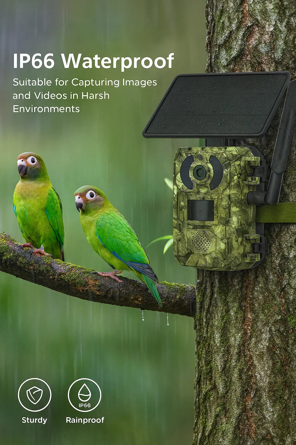 4G Solar Hunting Camera with 2K Video - Bricodil BCD4827