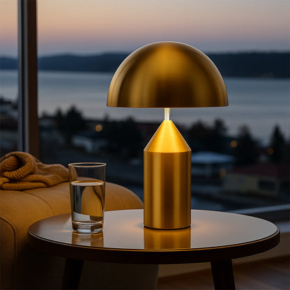 LumoDome – Modern Mushroom Metal Table Lamp