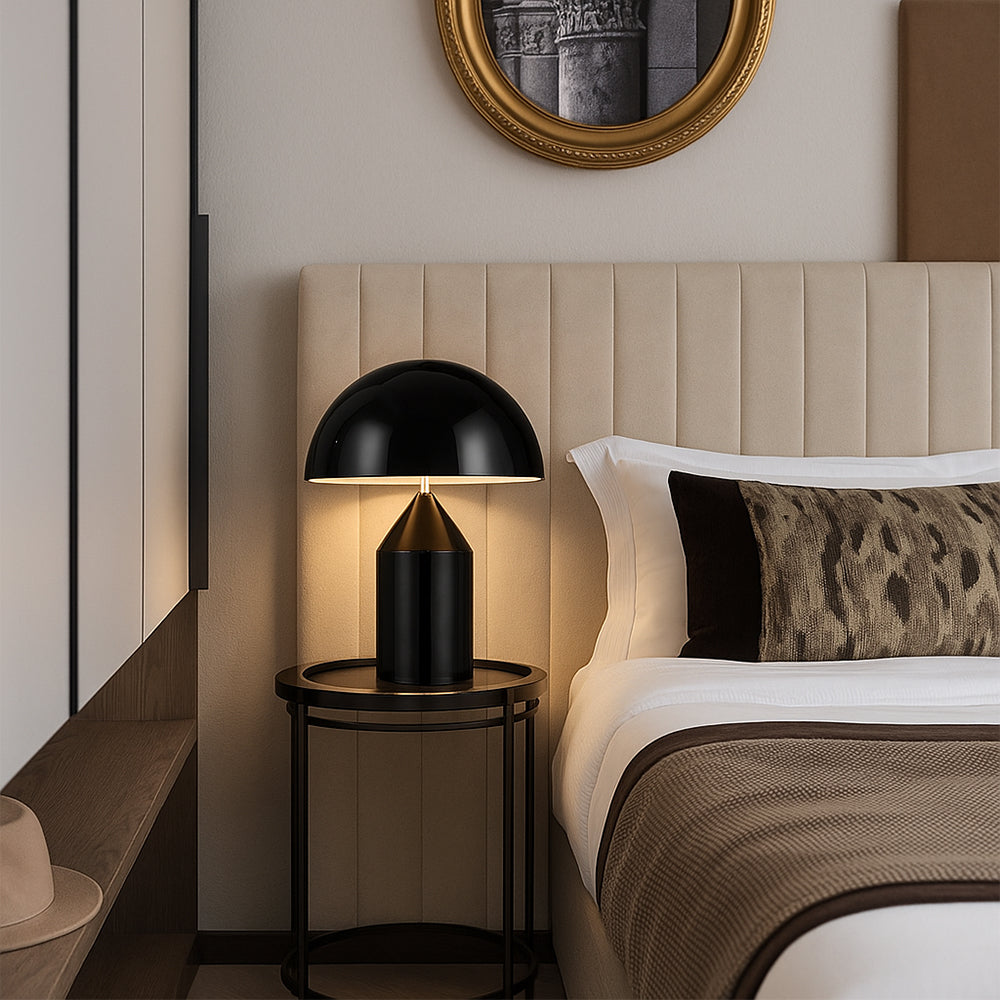 LumoDome – Modern Mushroom Metal Table Lamp