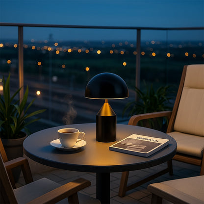 LumoDome – Modern Mushroom Metal Table Lamp