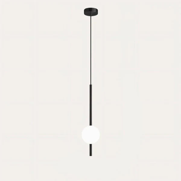 LumoSphere – Modern Glass & Metal LED Pendant Light