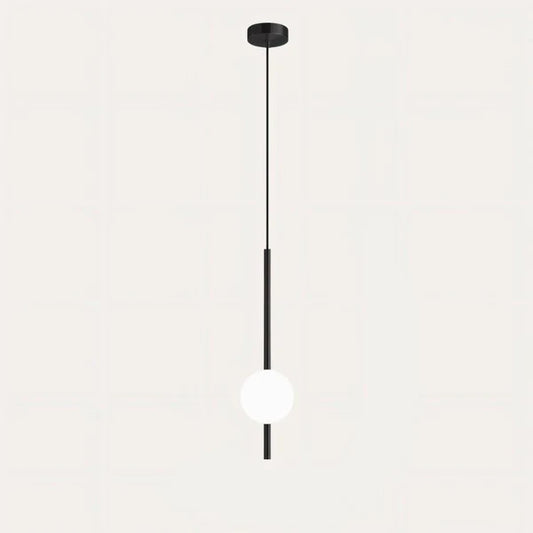 LumoSphere – Modern Glass & Metal LED Pendant Light
