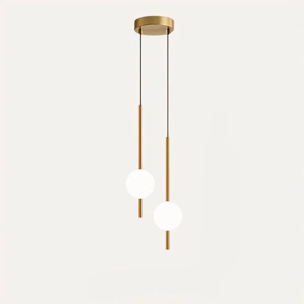 LumoSphere – Modern Glass & Metal LED Pendant Light