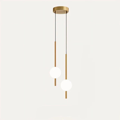 LumoSphere – Modern Glass & Metal LED Pendant Light