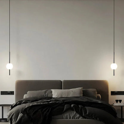 LumoSphere – Modern Glass & Metal LED Pendant Light