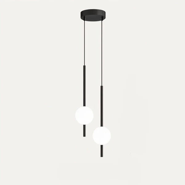 LumoSphere – Modern Glass & Metal LED Pendant Light