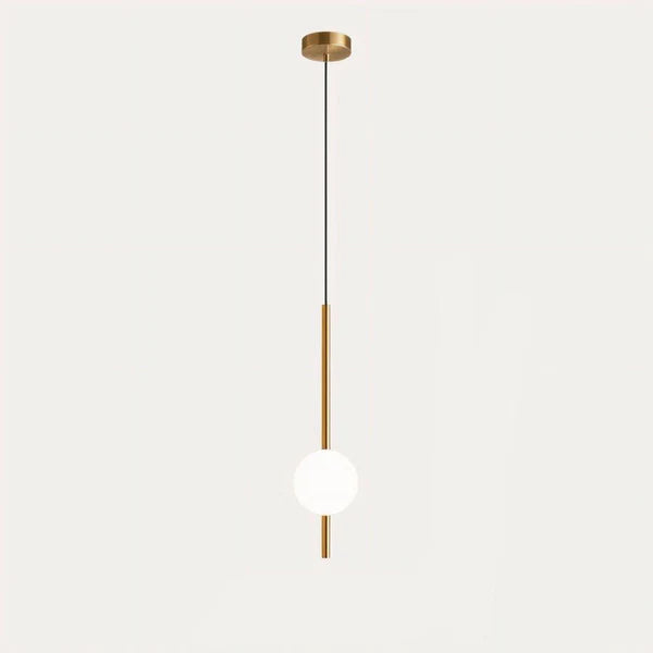 LumoSphere – Modern Glass & Metal LED Pendant Light