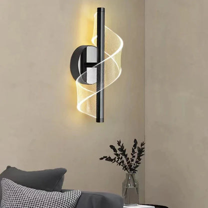 LumaTwist – Modern Spiral LED Wall Lamp