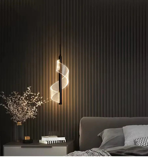 LumaTwist – Modern Spiral LED Wall Lamp