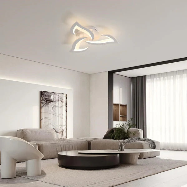 Luzora – Modern Floral LED Flush Mount Ceiling Light