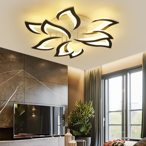 Luzora – Modern Floral LED Flush Mount Ceiling Light