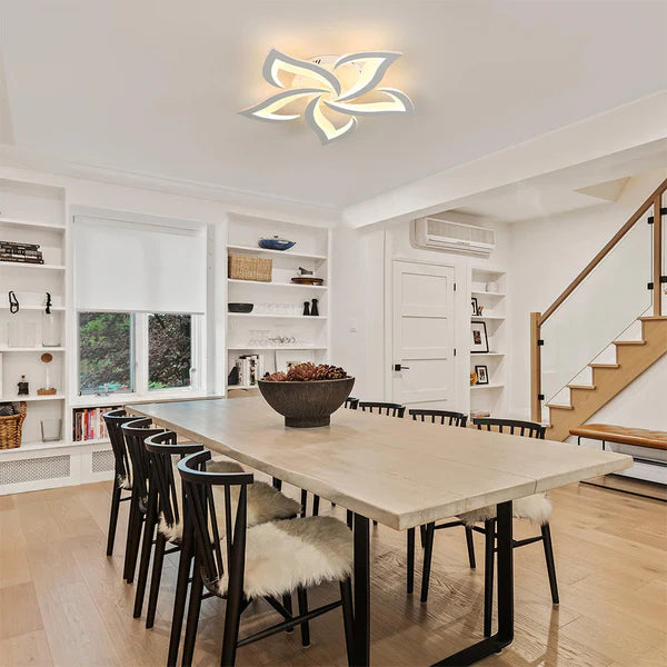 Luzora – Modern Floral LED Flush Mount Ceiling Light